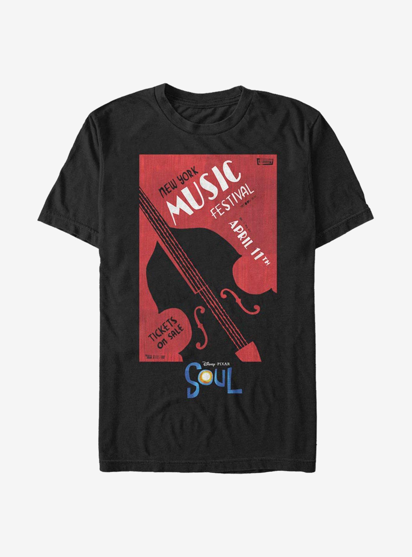 Disney Pixar Soul NY Music Festival T-Shirt, BLACK, hi-res