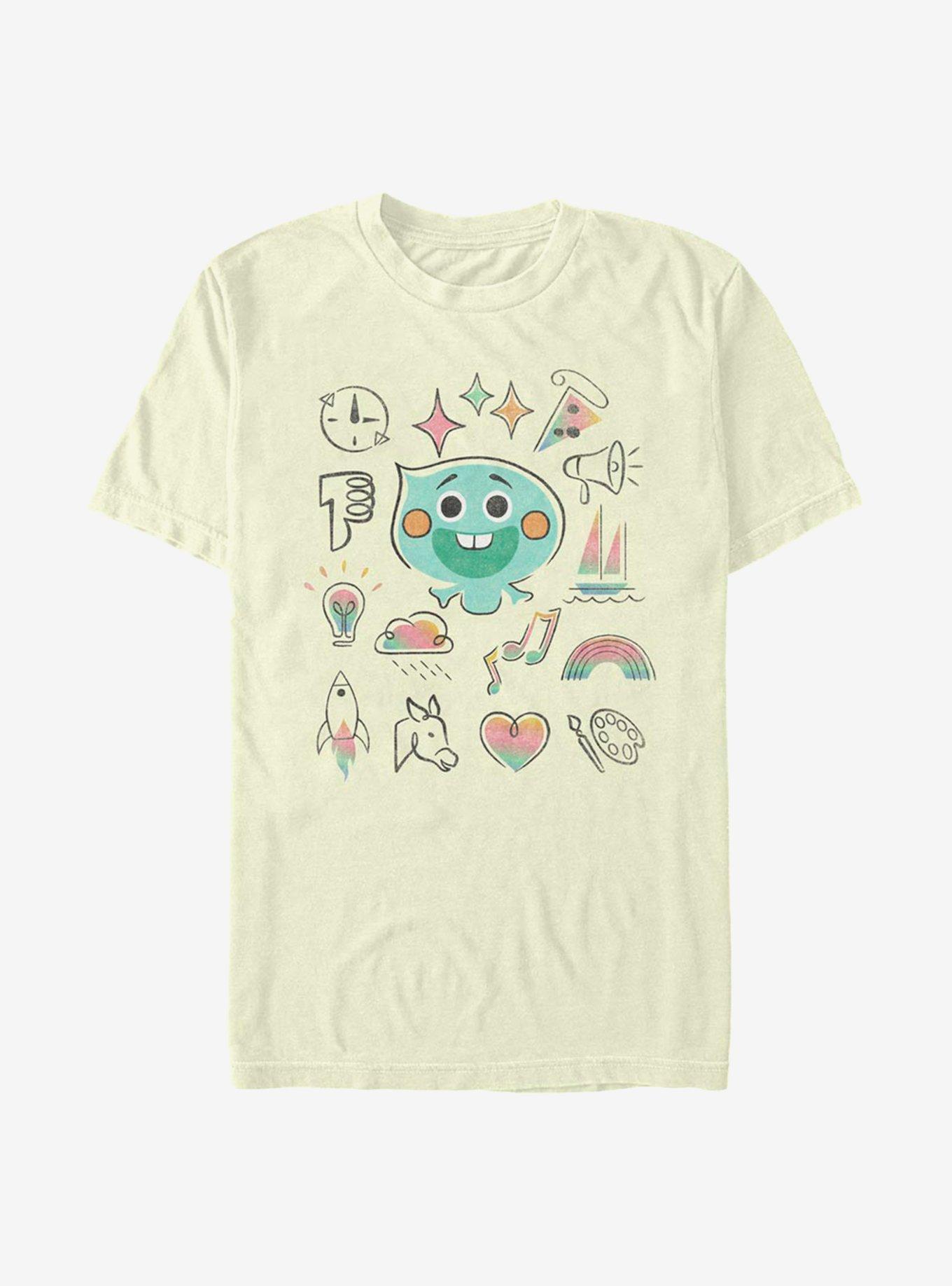 Disney Pixar Soul Personality Grid T-Shirt, NATURAL, hi-res