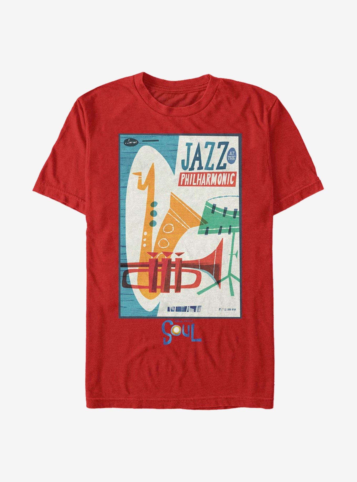 Disney Pixar Soul Philharmonic T-Shirt, RED, hi-res