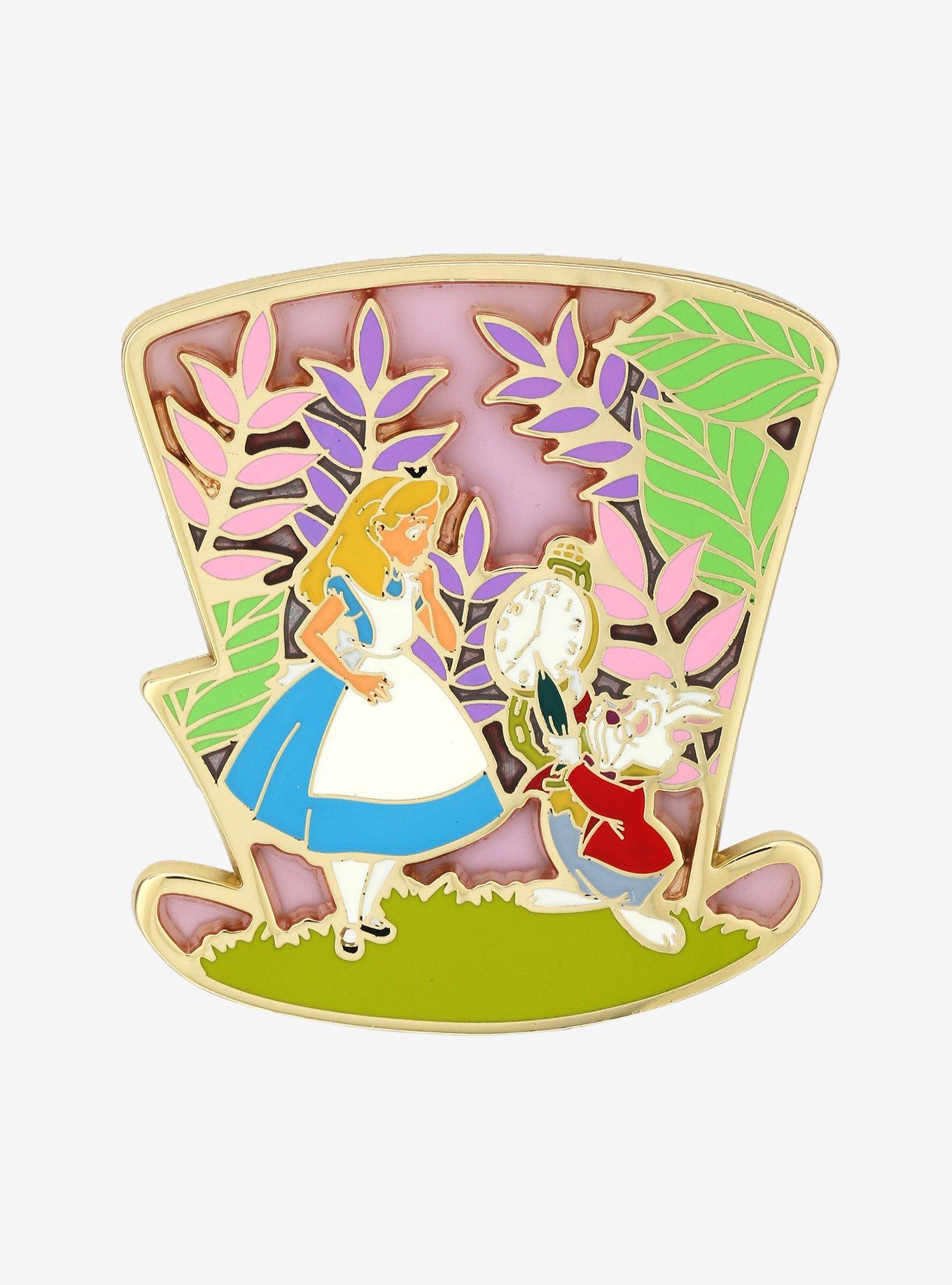 Disney Alice in Wonderland Hat Scene Enamel Pin - BoxLunch Exclusive, , hi-res