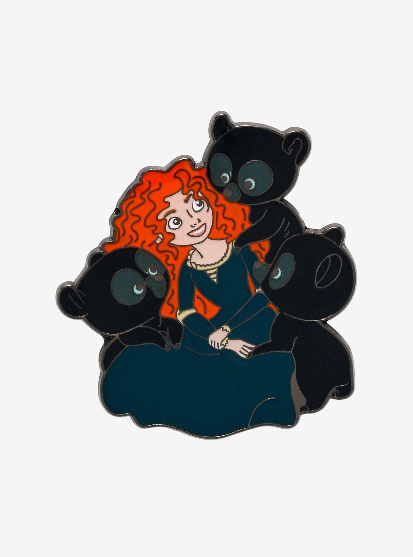Disney Pixar Brave Merida and Bear Brothers Enamel Pin BoxLunch