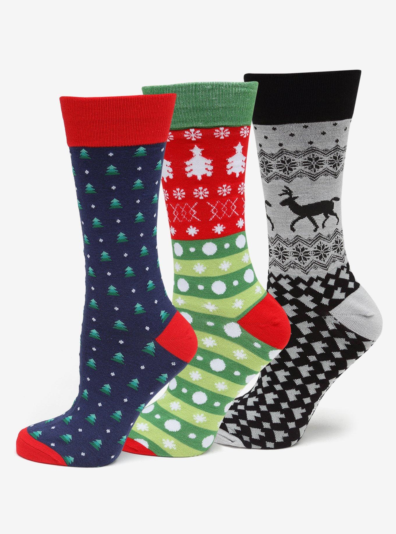 Holiday Sock 3 Pack Gift Set, , hi-res