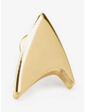 Star Trek Gold Delta Shield Lapel Pin, , hi-res