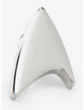Star Trek Silver Delta Shield Lapel Pin, , hi-res