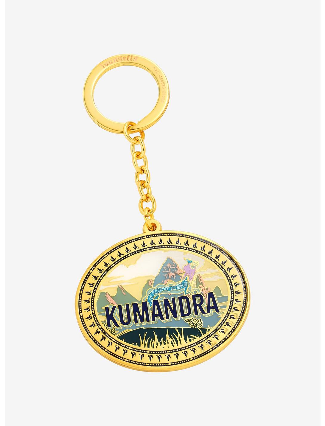 Loungefly Disney Raya and the Last Dragon Kumandra Landscape Keychain - BoxLunch Exclusive, , hi-res