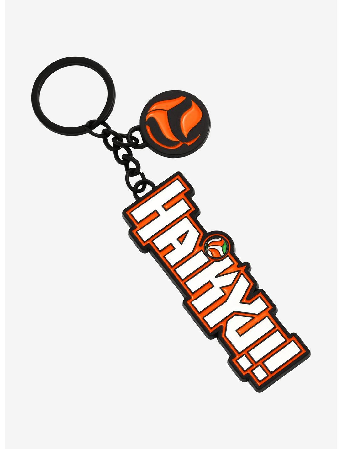 Haikyu!! Logo Enamel Keychain - BoxLunch Exclusive, , hi-res