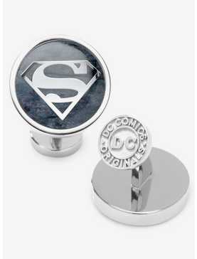 DC Comics Superman Navy Gemstone Cufflinks, , hi-res