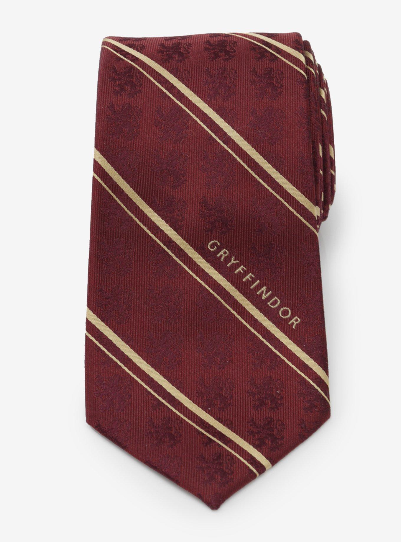 Harry Potter Gryffindor Maroon Silk Tie, , hi-res