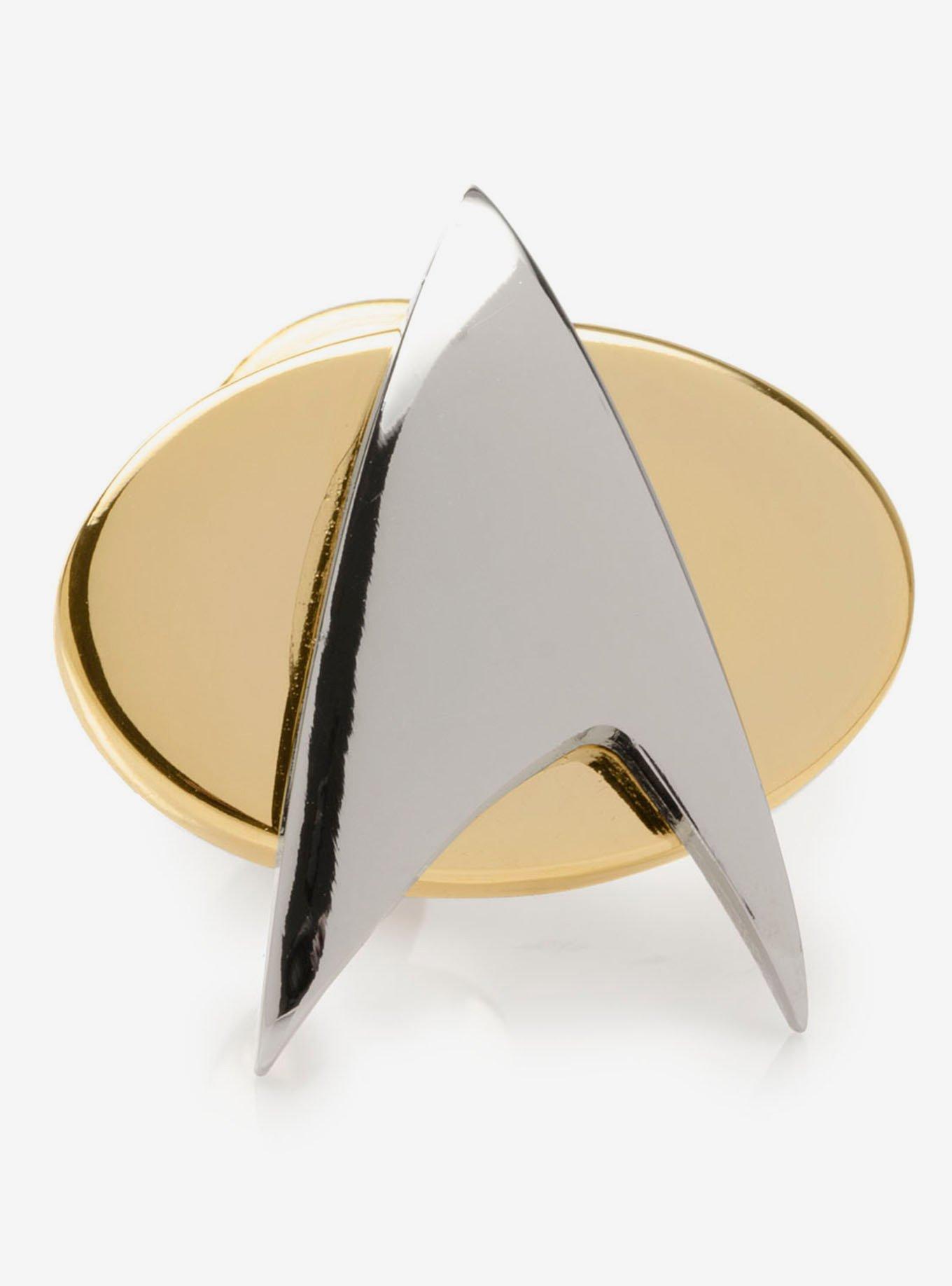 Star Trek Original Series USS Enterprise Pin Style B Enamel Metal Lapel Pin 