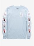 Our Universe Disney Alice in Wonderland Character Playing Cards Long Sleeve T-Shirt, LIGHT BLUE, hi-res