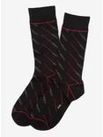 Star Wars Red Lightsaber Black Socks, , hi-res