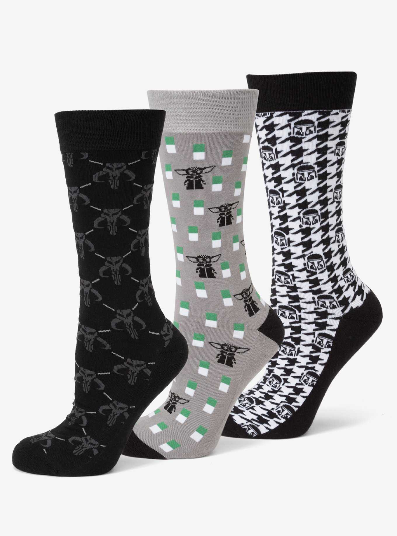 Star Wars The Mandalorian 3 Pair Socks Gift Set, , hi-res