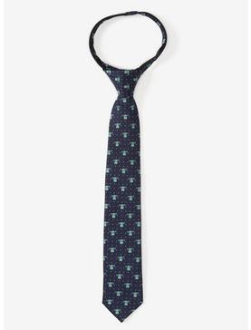 Star Wars The Mandalorian The Child Dotted Navy Youth Zipper Tie, , hi-res