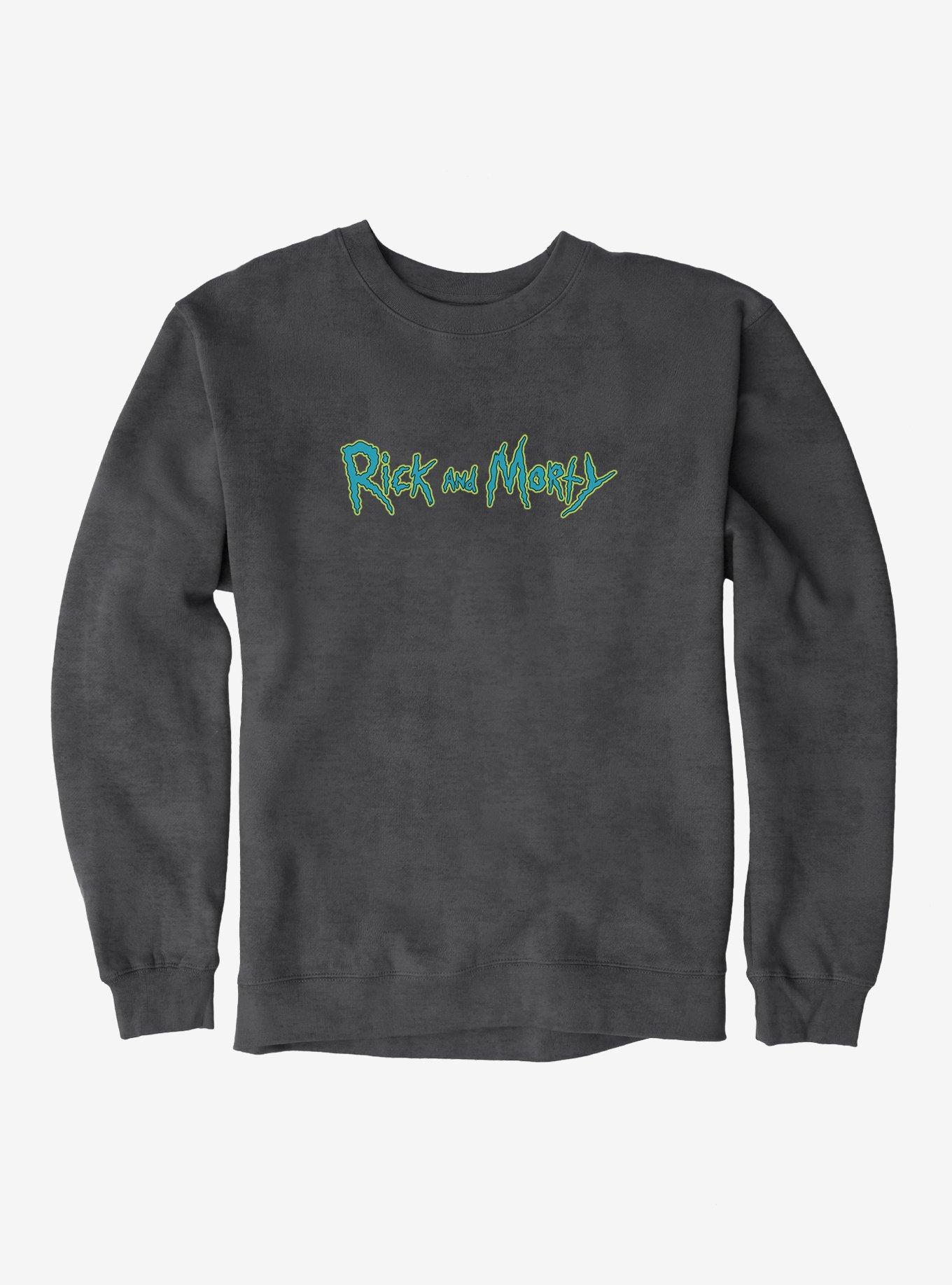 Rick And Morty Logo Sweatshirt, , hi-res