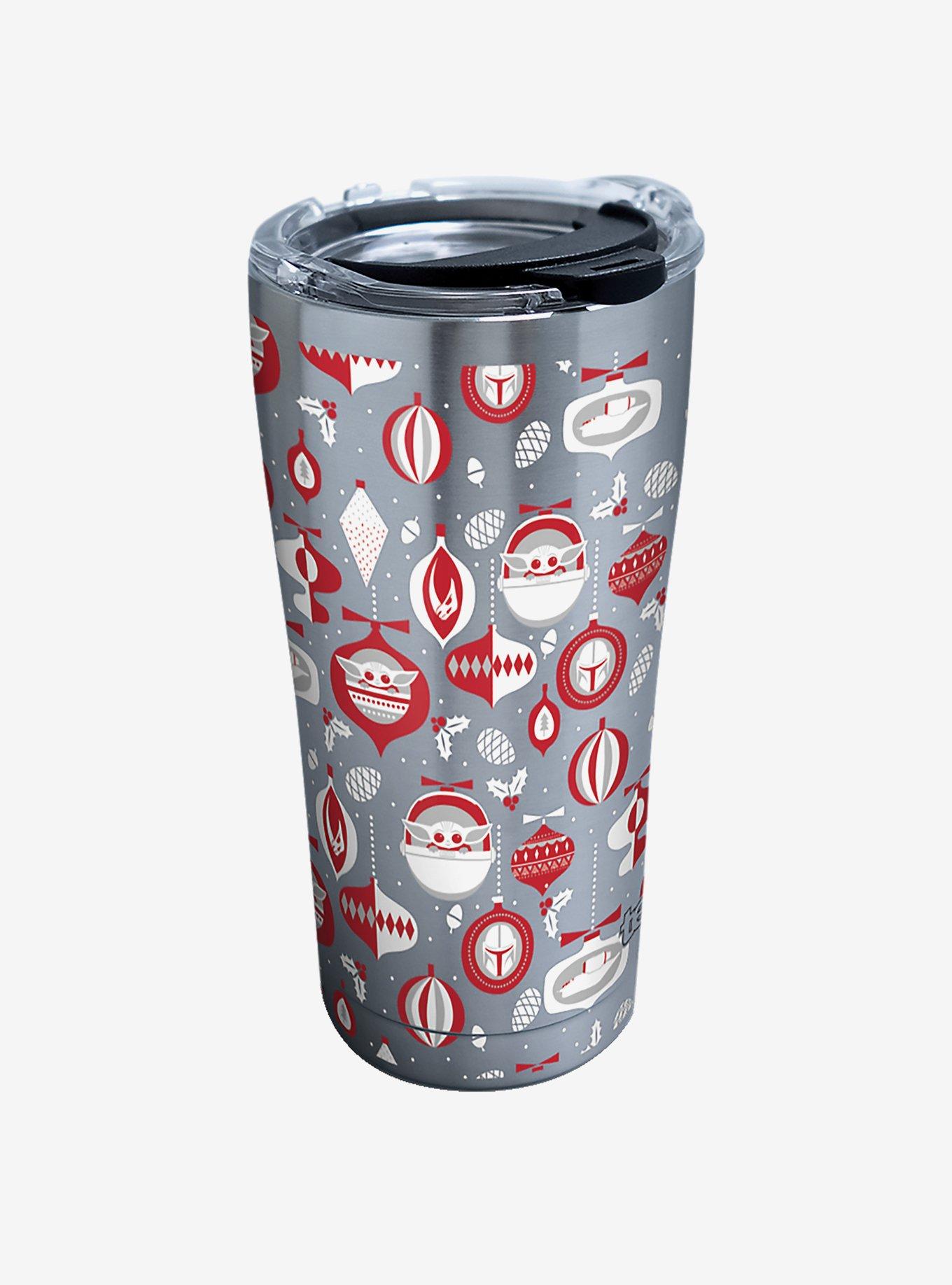 Star Wars The Mandalorian Holiday 20oz Stainless Steel Tumbler With Lid, , hi-res