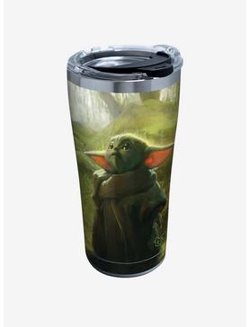 Plus Size Star Wars The Mandalorian Child Gazing 20oz Stainless Steel Tumbler With Lid, , hi-res