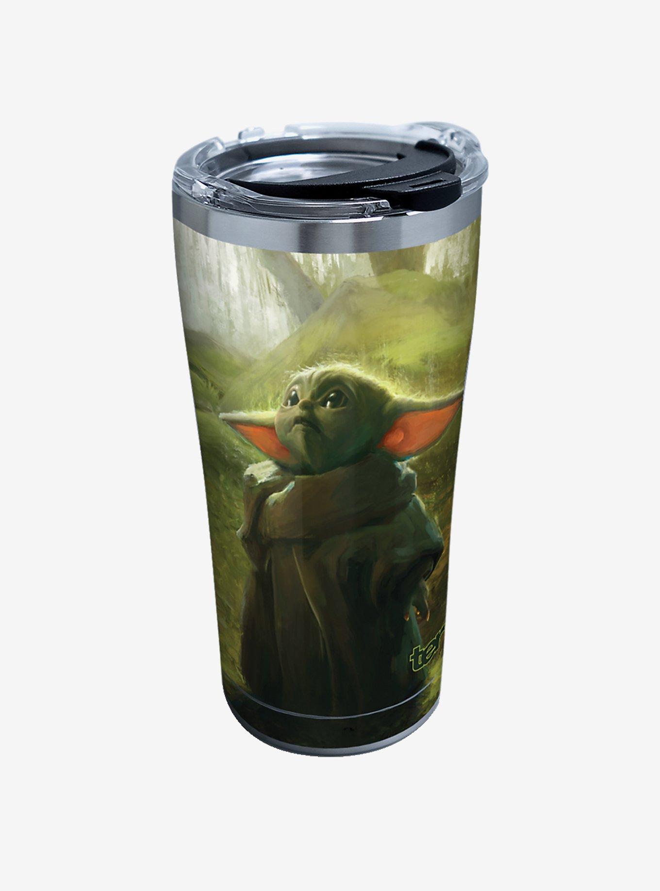 Star Wars The Mandalorian Child Gazing 20oz Stainless Steel Tumbler With Lid, , hi-res
