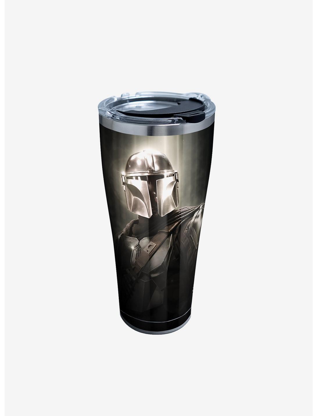 Star Wars The Mandalorian Chrome Mando 30oz Stainless Steel Tumbler With Lid, , hi-res