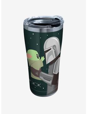 Plus Size Star Wars The Mandalorian Geo Pop Moment 20oz Stainless Steel Tumbler With Lid, , hi-res