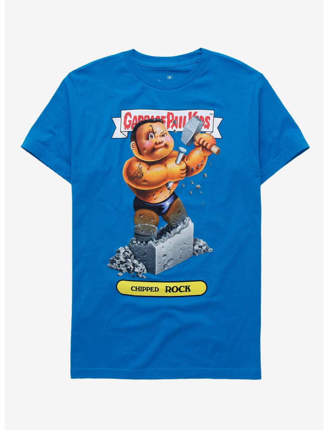 WWE X Garbage Pail Kids Chipped Rock T-Shirt, TURQ, hi-res