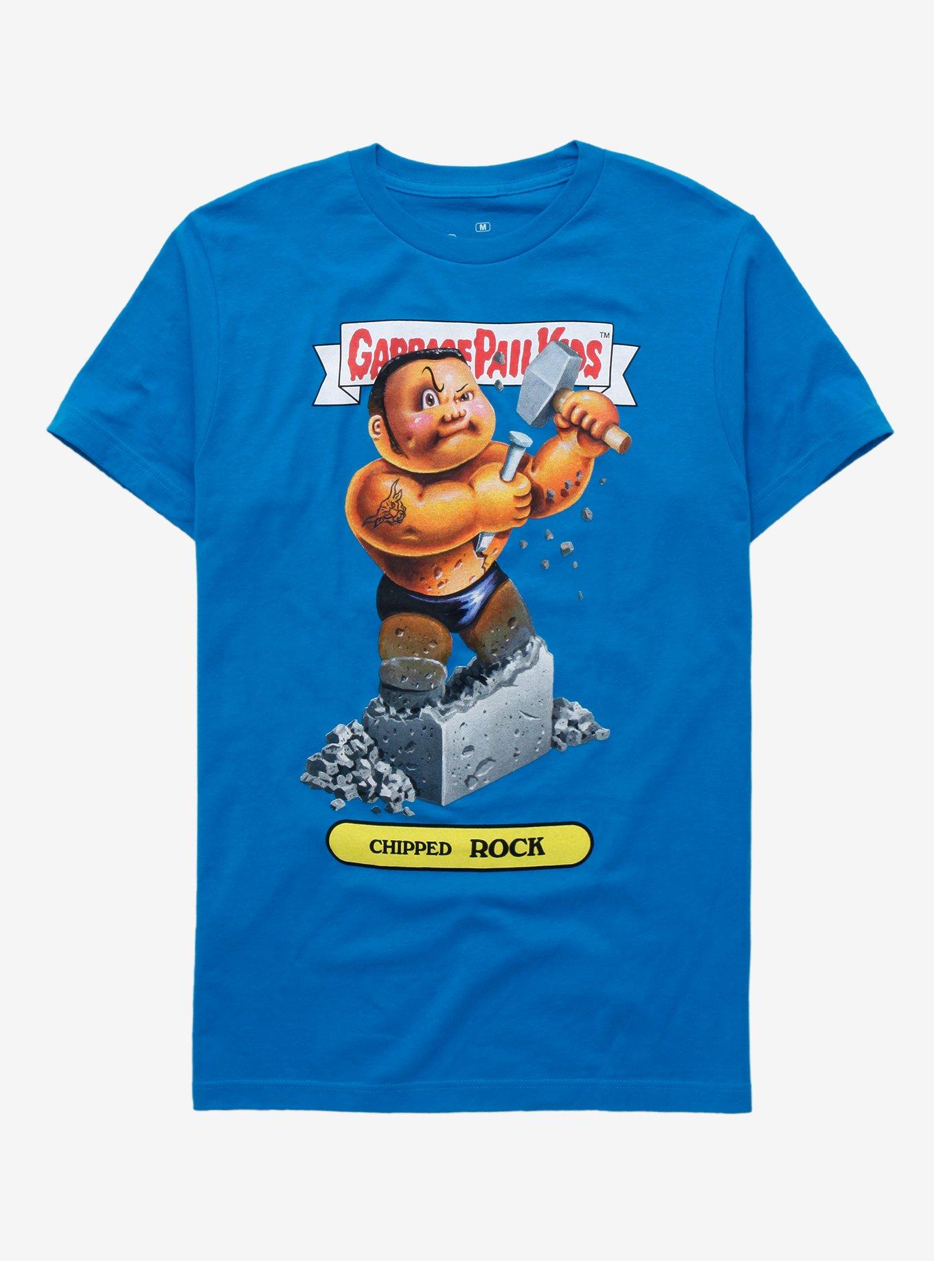 WWE X Garbage Pail Kids Chipped Rock T-Shirt, TURQ, hi-res