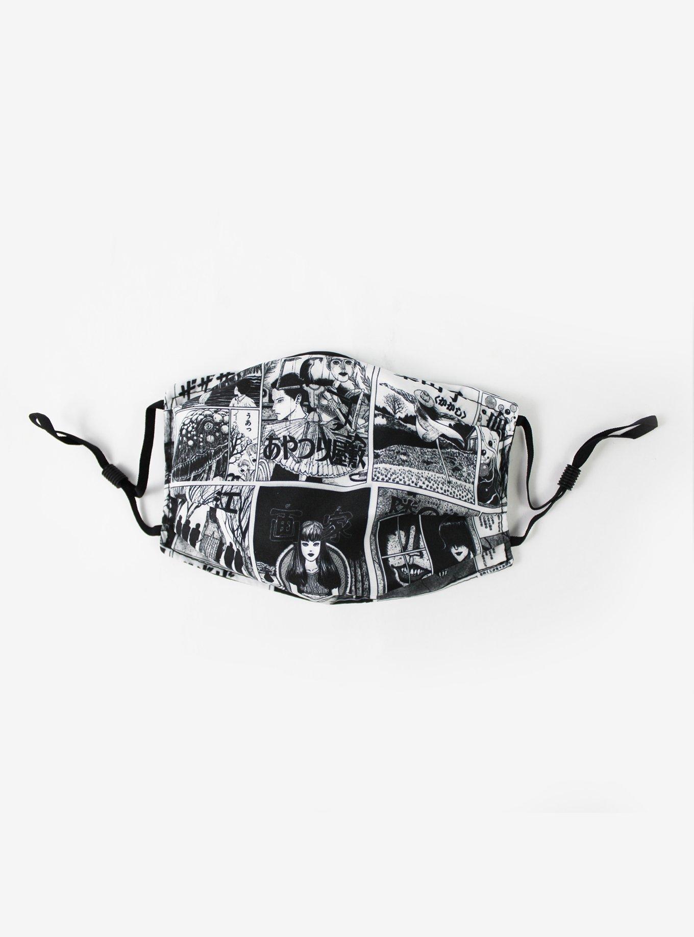 Junji Ito Comic Panels Fashion Face Mask, , hi-res