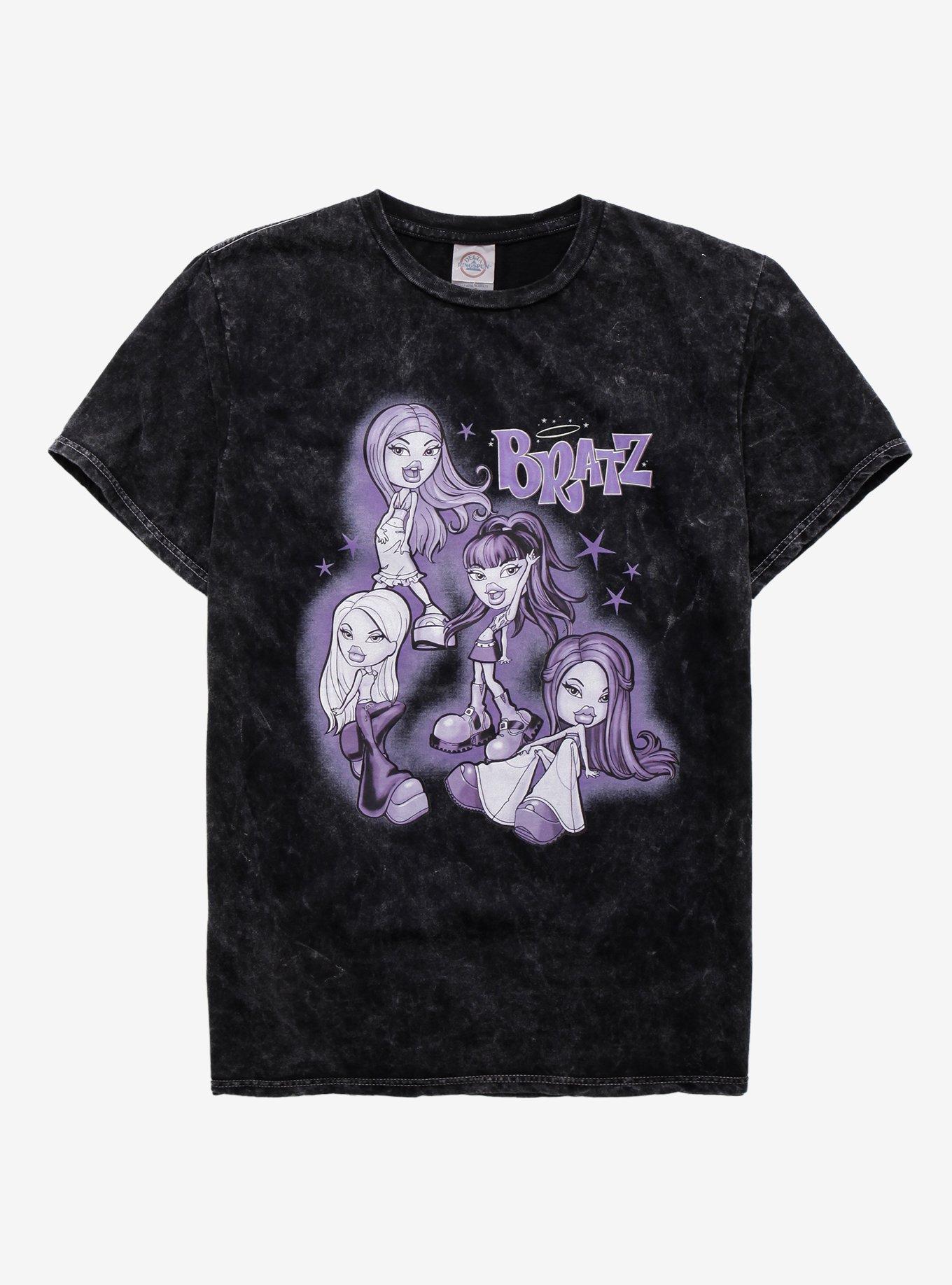 Bratz Purple Tonal Wash Boyfriend Fit Girls T-Shirt | Hot Topic