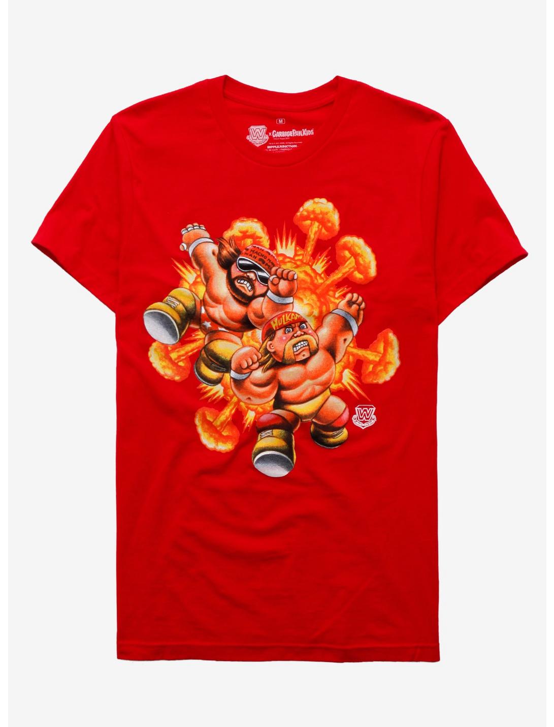 WWE X Garbage Pail Kids The Mega Powers T-Shirt, RED, hi-res