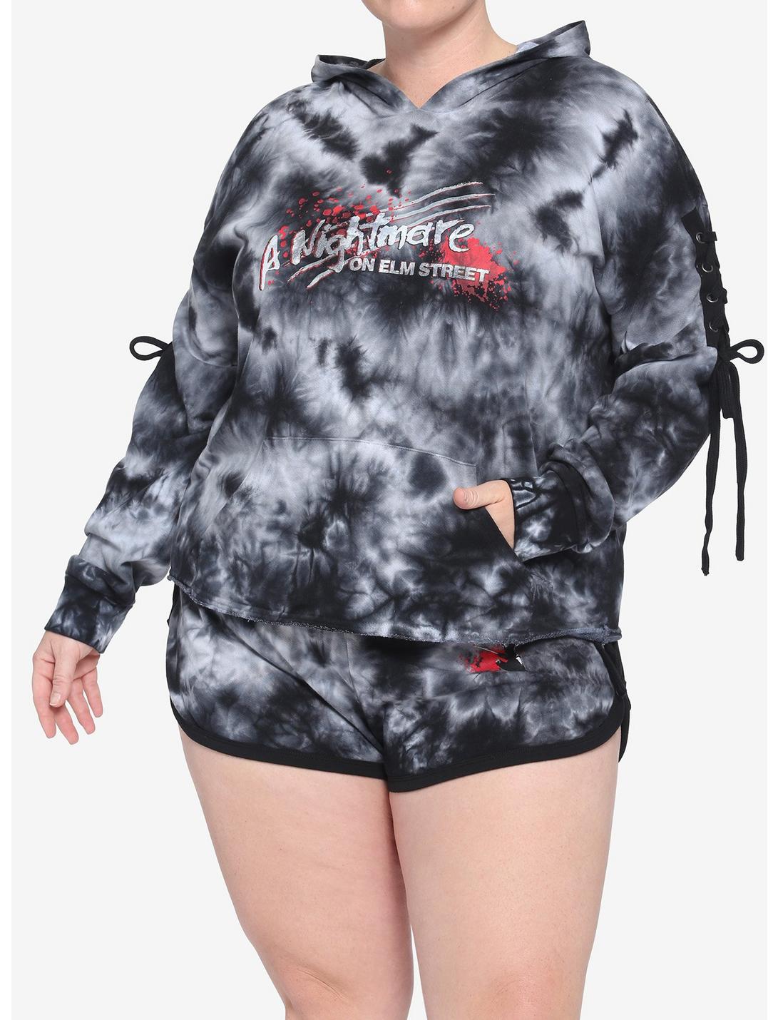 A Nightmare On Elm Street Lace-Up Girls Hoodie Plus Size, MULTI, hi-res