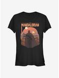 Star Wars The Mandalorian Mando Suns Girls T-Shirt, BLACK, hi-res