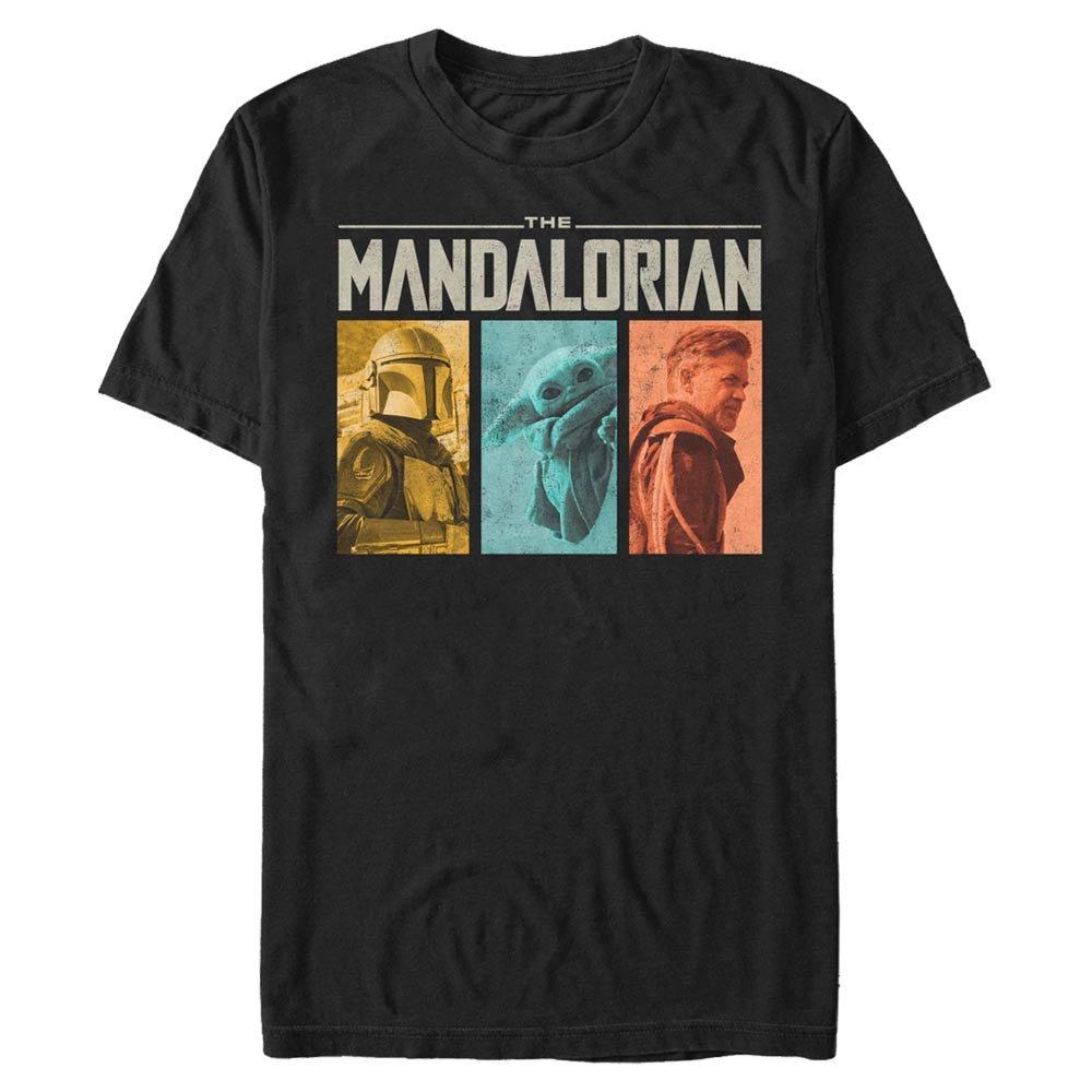 Star Wars The Mandalorian Mandomon Epi Group T-Shirt, BLACK, hi-res