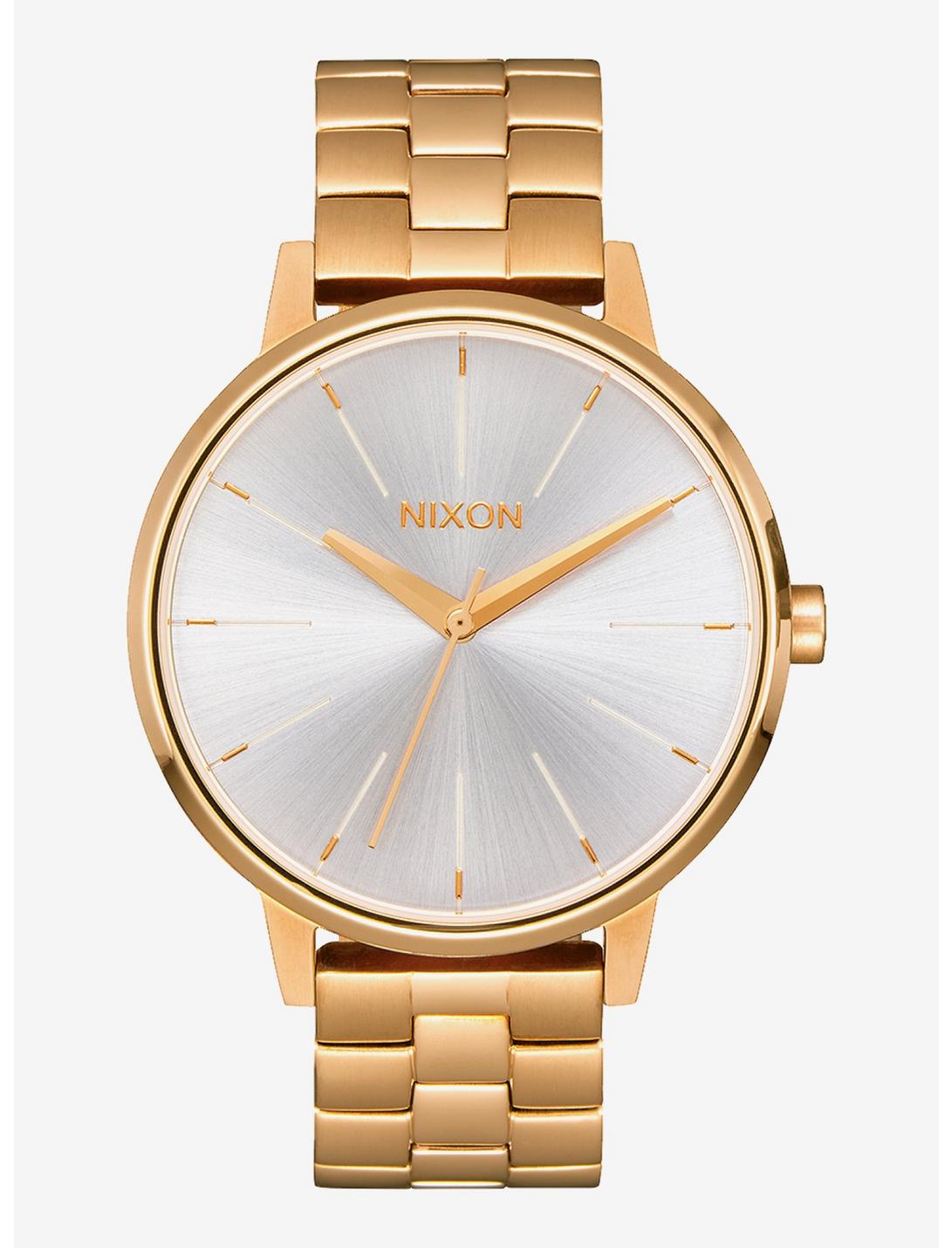 Nixon Kensington Gold White Watch, , hi-res