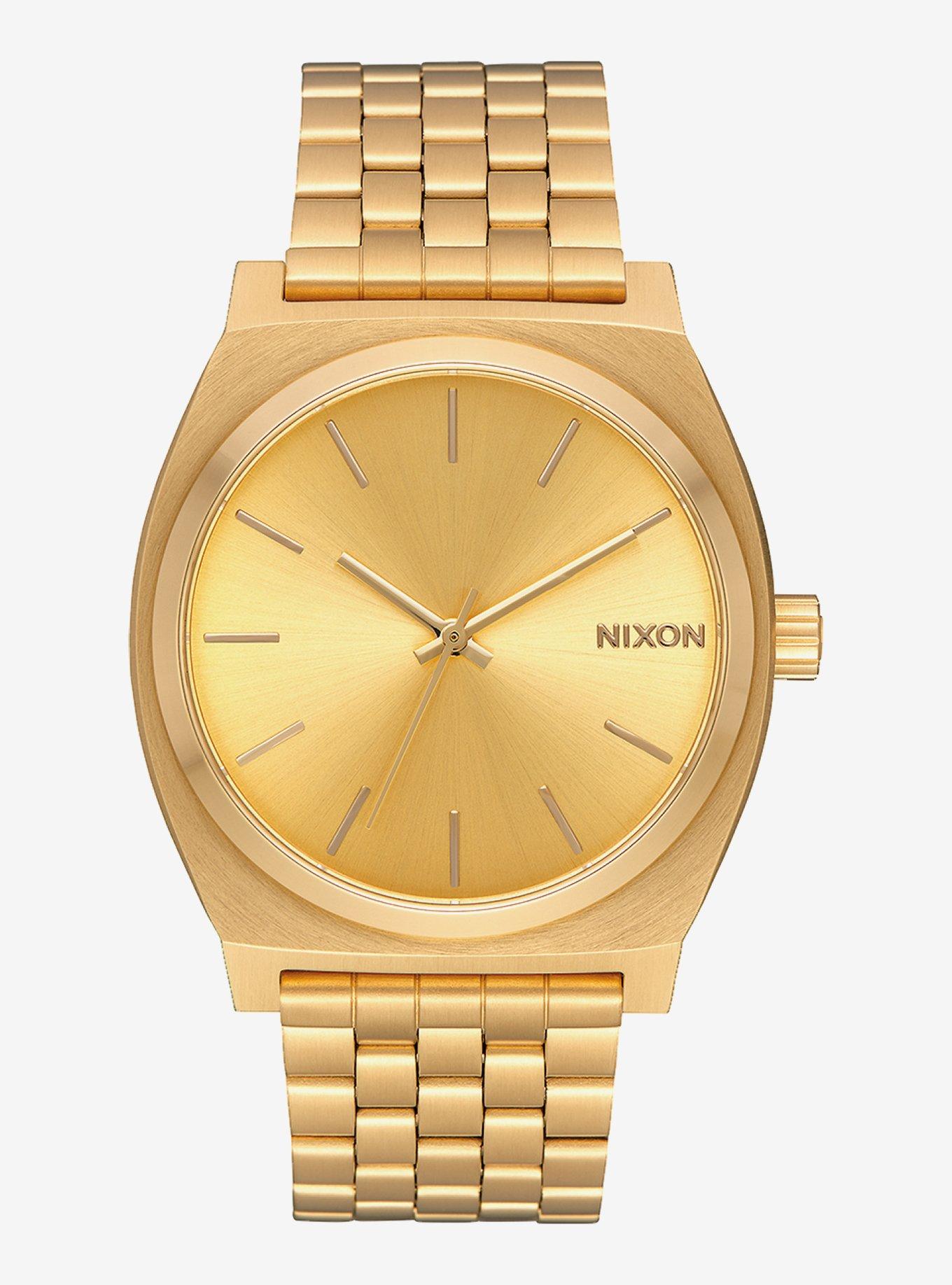 Nixon Time Teller All Gold Gold Watch, , hi-res