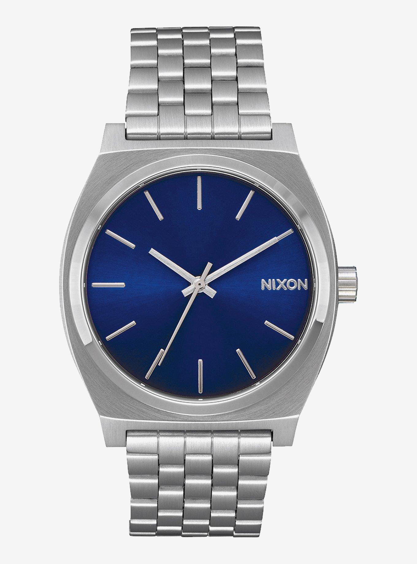 Nixon Silver Watch Unisex Nixon 51-30 Chrono Watch - Silver/Denim – CCS main image 2