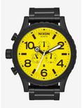 Nixon 51-30 Chrono All Black Yellow Watch, , hi-res