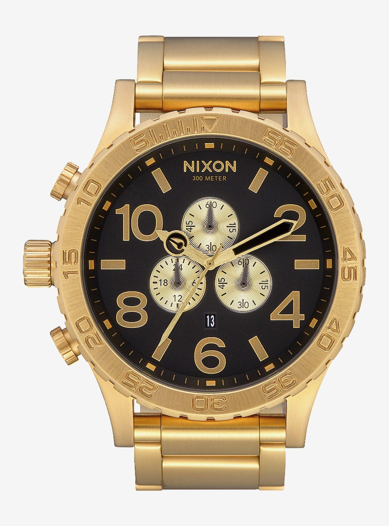 Nixon 51-30 Chrono All Gold Black Watch, , hi-res