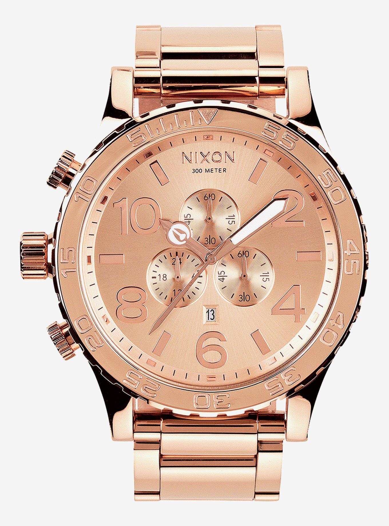 Nixon 51-30 Chrono All Rose Gold Watch, , hi-res