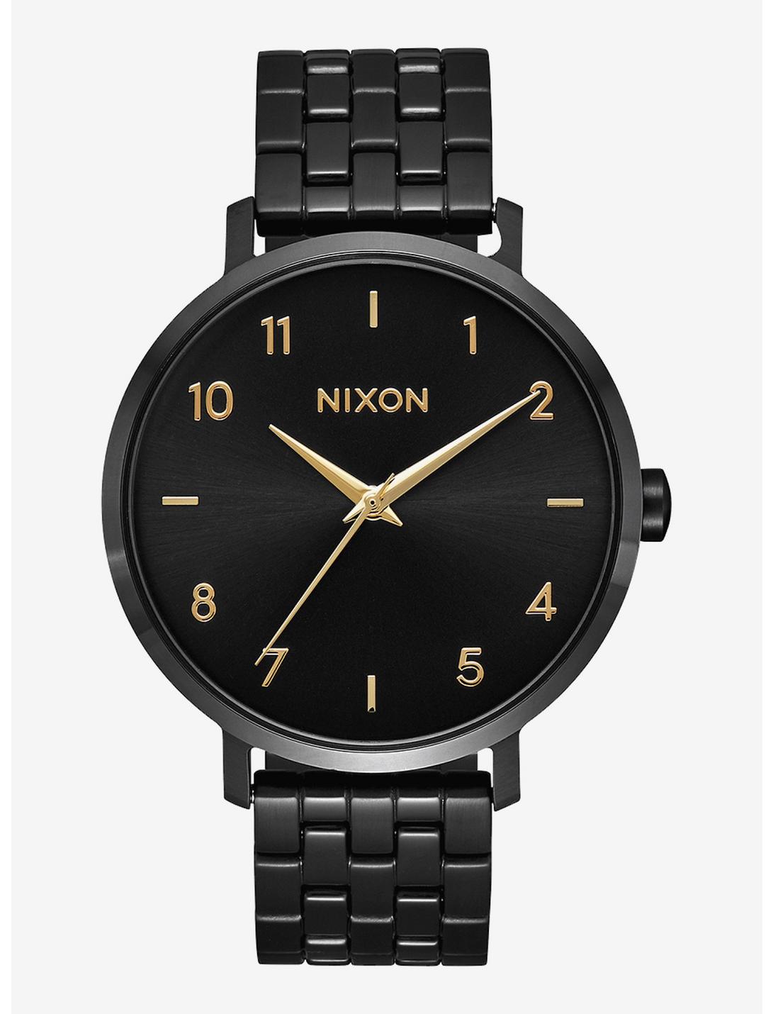 Nixon Arrow Black Gold Watch, , hi-res