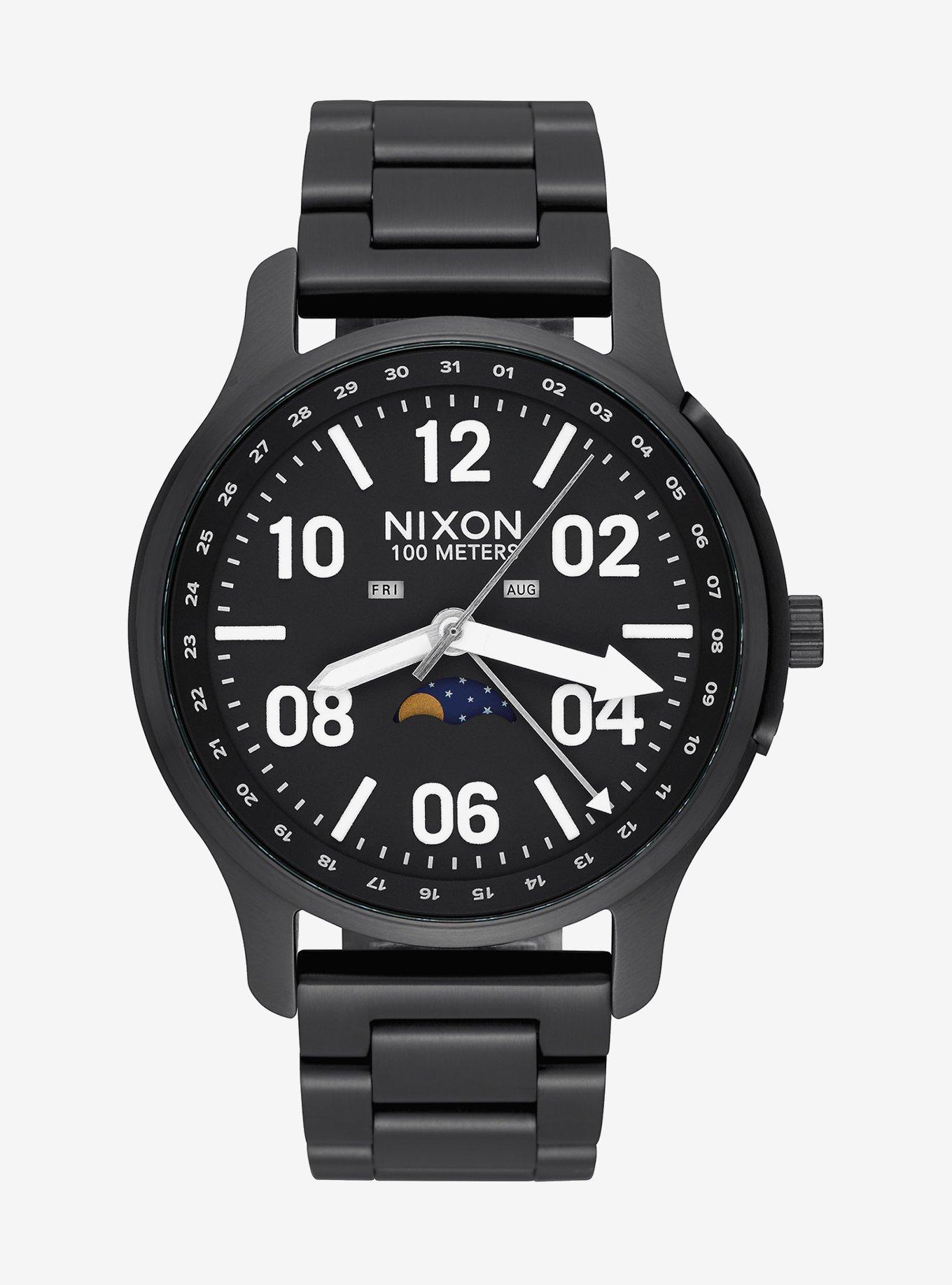 Nixon Ascender Black Lum Watch, , hi-res