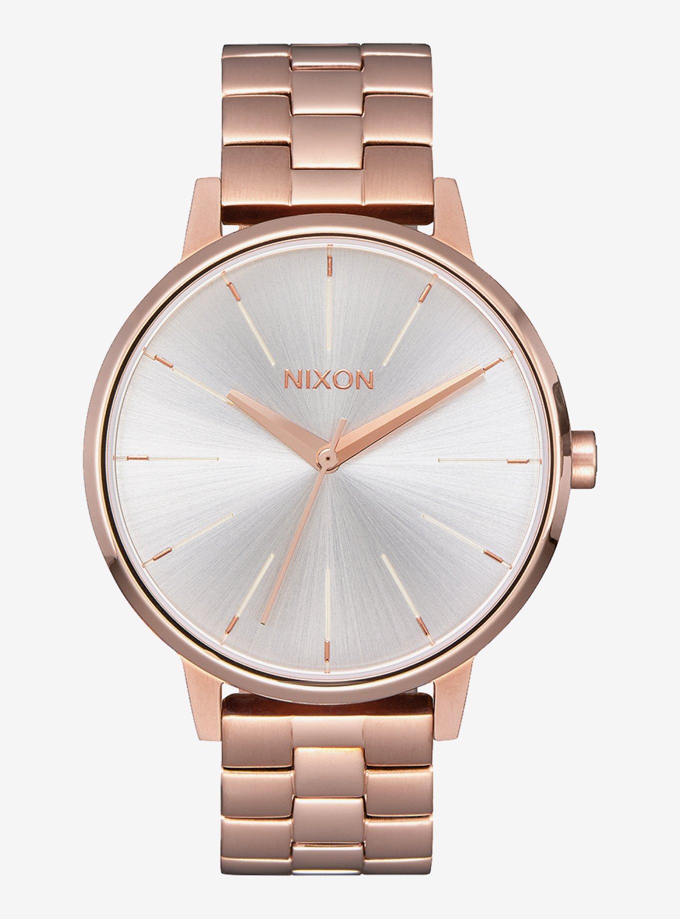 Nixon Kensington Rose Gold White Watch, , hi-res