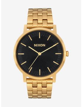 Nixon Porter All Gold Black Sunray Watch, , hi-res