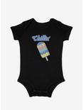 Chillin' Ice Cream Infant Bodysuit, BLACK, hi-res