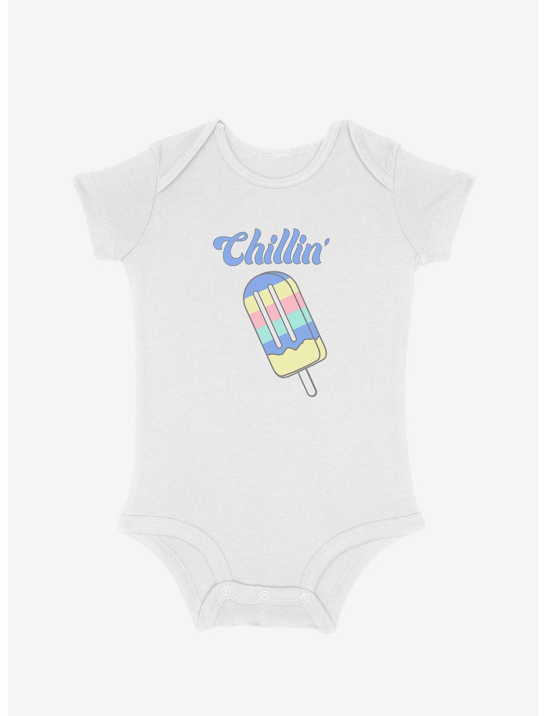 Chillin' Ice Cream Infant Bodysuit, WHITE, hi-res
