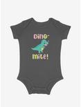 Dino-Mite Infant Bodysuit, GRAPHITE HEATHER, hi-res