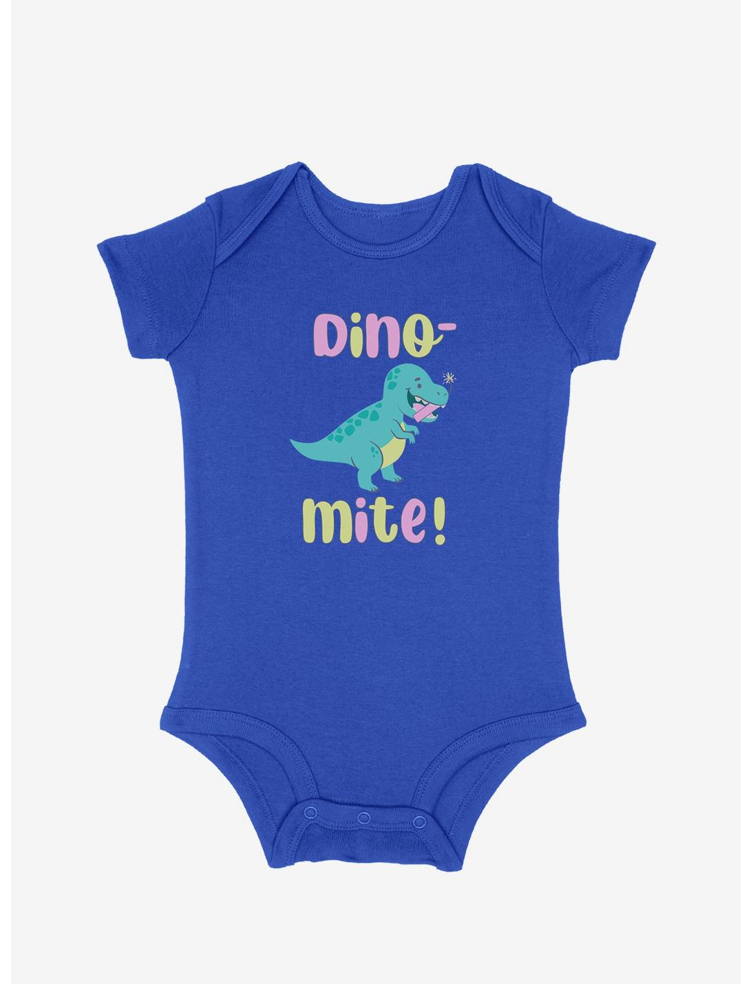 Dino-Mite Infant Bodysuit, ROYAL, hi-res