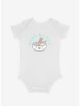 Miso Happy Infant Bodysuit, WHITE, hi-res