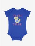 Pawsitive Catitude Infant Bodysuit, ROYAL, hi-res