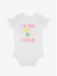 Pawsitive Catitude Infant Bodysuit, WHITE, hi-res