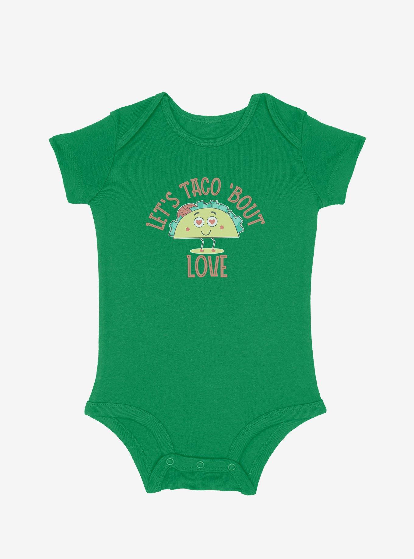 Let's Taco 'Bout Love Infant Bodysuit, KELLY, hi-res