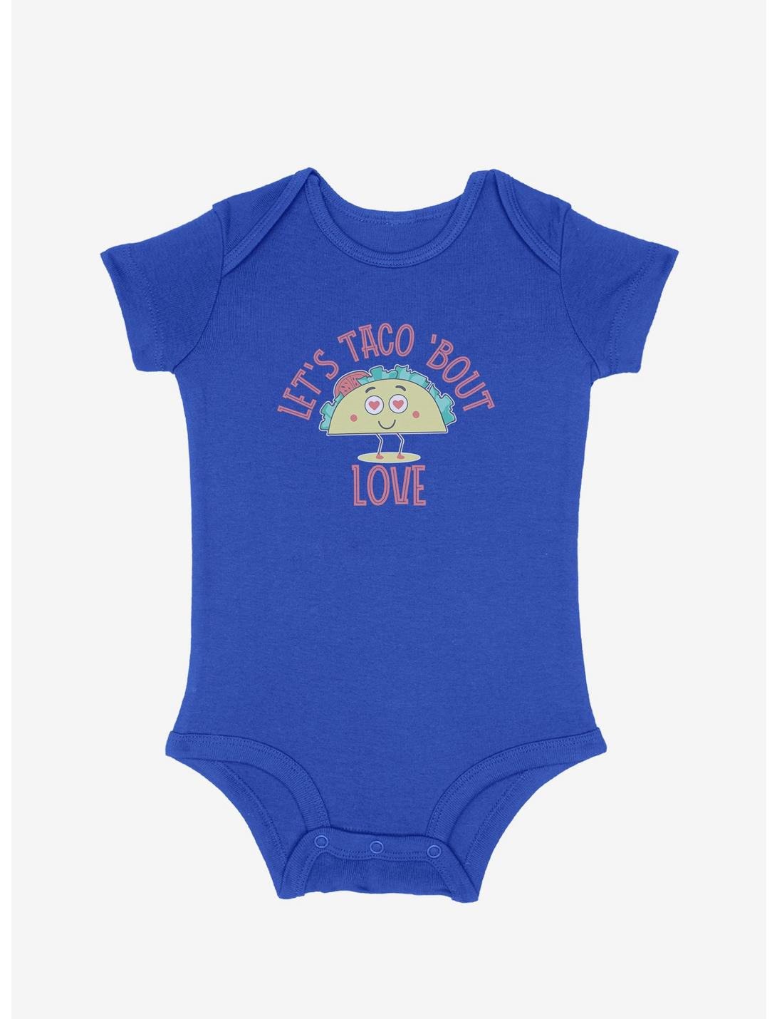 Let's Taco 'Bout Love Infant Bodysuit, ROYAL, hi-res
